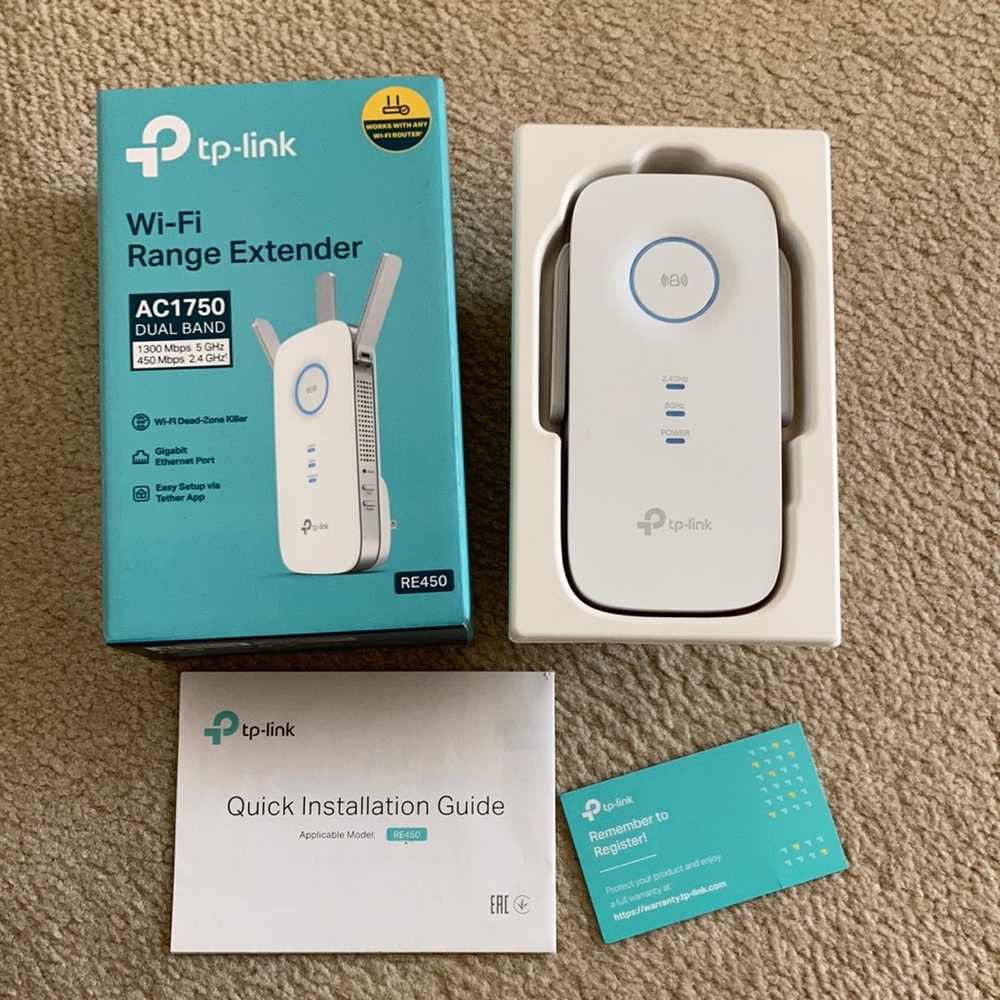 NEW TP-link AC1750 Wi-fi range extender